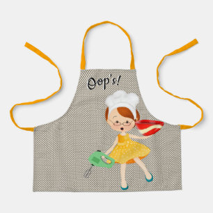 Meisje met rood haar Apron Schort