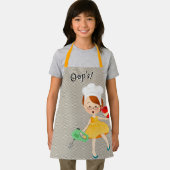 Meisje met rood haar Apron Schort (Insitu)