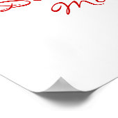 Meisje met Roos Poster (Hoek)