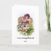 Meisje met Rozen Kaart (Achterkant)