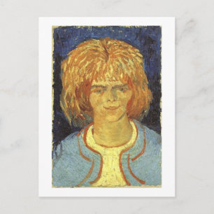 Meisje met Ruffled Hair, Vincent Van Gogh Briefkaart