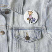 Meisje met rugzak Button (In situ)