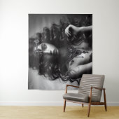 Meisje met sieraden wandkleed (In situ)