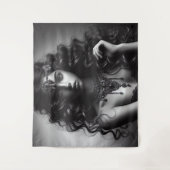 Meisje met sieraden wandkleed (Voorkant)