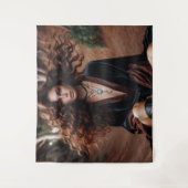 Meisje met sieraden wandkleed (Voorkant)