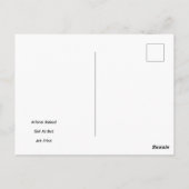 Meisje met slagbal,  briefkaart (Achterkant)