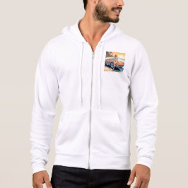Meisje met sportwagen hoodie