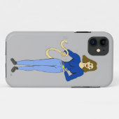 meisje met staart Case-Mate iPhone case (Achterkant (horizontaal))