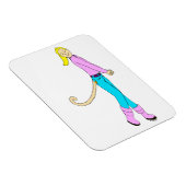 meisje met staart magneet (Rechterzijde)