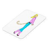 meisje met staart magneet (Linkerzijde)