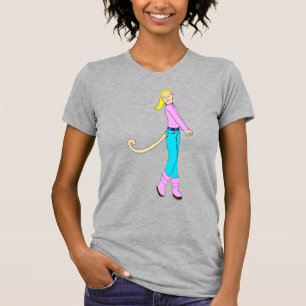 meisje met staart t-shirt