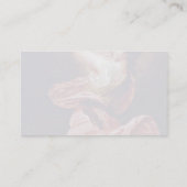 Meisje met Tambourine door Rode Bernhard Visitekaartje (Achterkant)