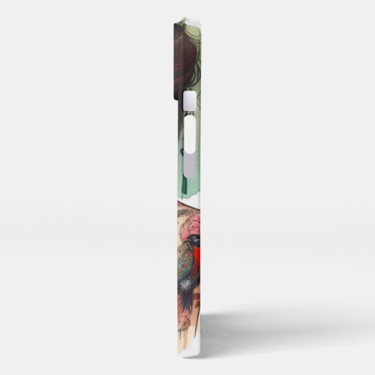 Meisje met tattoos iPhone Case iPhone Hoesje (Linkerkant)