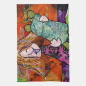 Meisje met Torah Theedoek (Verticaal)