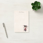 Meisje met toverstaf en vlinders post-it® notes (Kantoor)