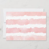 meisje met tropisch baby shower, groene palmen kaart (Achterkant)