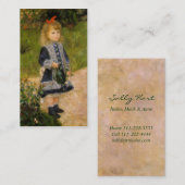 Meisje met Watering Can Visitekaartje (Voorkant / Achterkant)