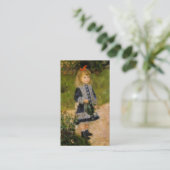 Meisje met Watering Can Visitekaartje (Staand voorkant)