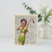  meisje met zeester briefkaart (Staand voorkant)