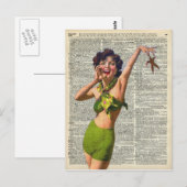  meisje met zeester briefkaart (Voorkant / Achterkant)