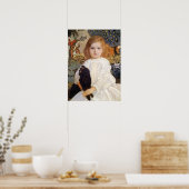 Meisje met zwarte kat, John Duncan Poster (Keuken)