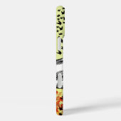  Meisje Mint Zwart Vogelpatroon Case-Mate iPhone Case (Achterkant / Rechts)