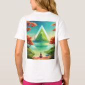 Meisje mode ontwerp T shirt (Achterkant)