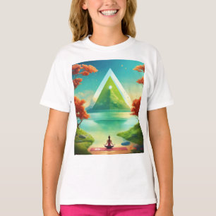 Meisje mode ontwerp T shirt