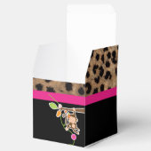 Meisje Monkey Safari Chic Verjaardagsfeestje Baby  Bedankdoosjes (Geopend)