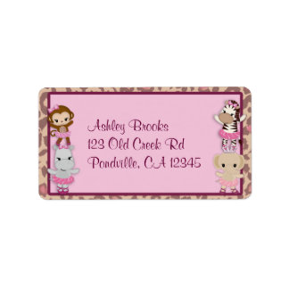 Meisje MONKEY TU Schattige Baby shower Adres TTC Etiket