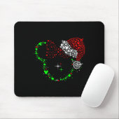 Meisje Muis Kerst Ontwerp Muismat (Met muis)