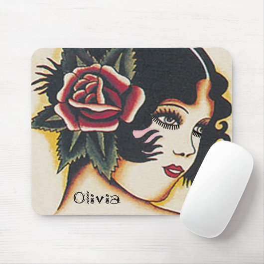  meisje muismat (Met muis)