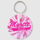 Meisje Myrtle Ave. Button Sleutelhanger (Voorkant)