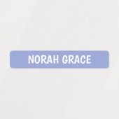 Meisje naam etiketten waterbewijs, zeemeermin ocea labels (Design 1)