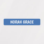 Meisje naam etiketten waterbewijs, zeemeermin ocea labels (Design 2)