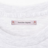 Meisje naam stof kleding labels regenboog eenhoorn (Aangebracht)