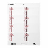 Meisje Naam Tag Etiket (Full Sheet)