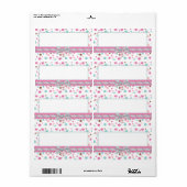 Meisje Naam Tag FP2 Etiket (Full Sheet)