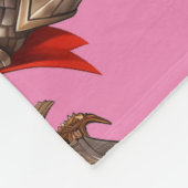 Meisje nacht beschermen baby draken fleece deken (Hoek)