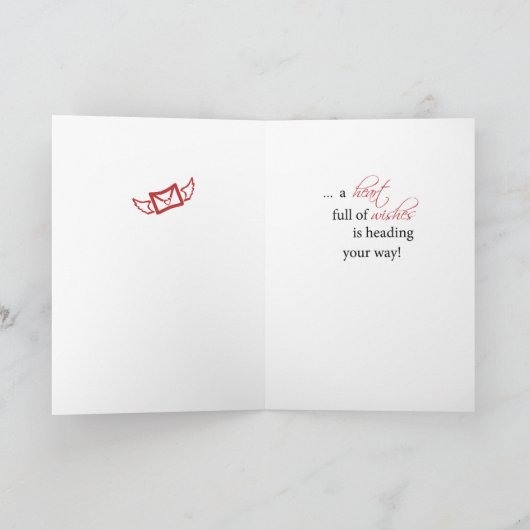 Meisje neef 1e Valentijnsdag Schattige Penguin Feestdagen Kaart (Binnen)