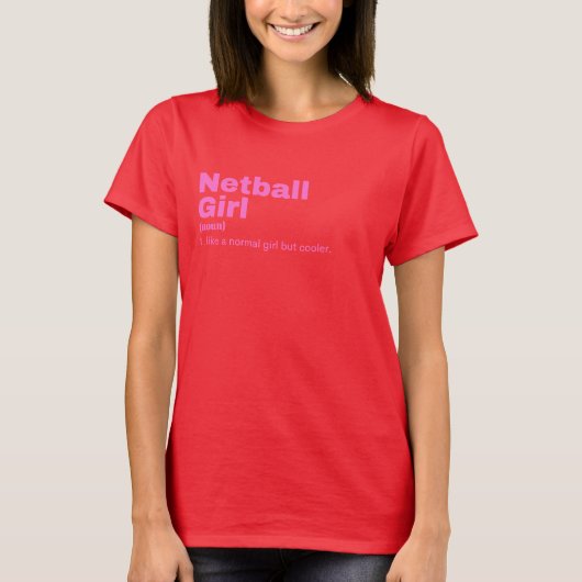 Meisje - Netball T-shirt (Voorkant)