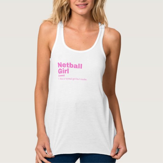 Meisje - Netball Tanktop (Voorkant)