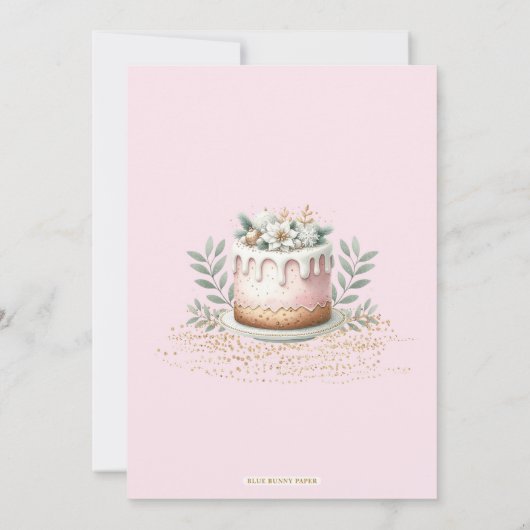 Meisje Notenkraker Verjaardag Land of Sweets Party Kaart (Achterkant)