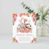 Meisje Oerwoud Safari Boeken voor Baby's (Staand voorkant)