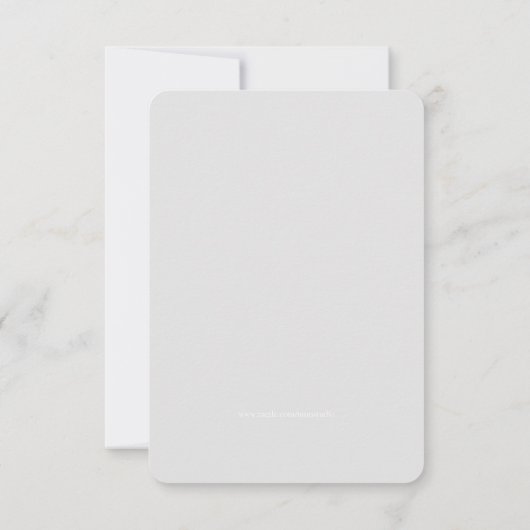 meisje of jongen DOOP of DOOP Gouden kruis Kaart (Achterkant)