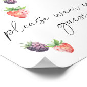 Meisje of jongen draag u alstublieft uw raad poster (Hoek)