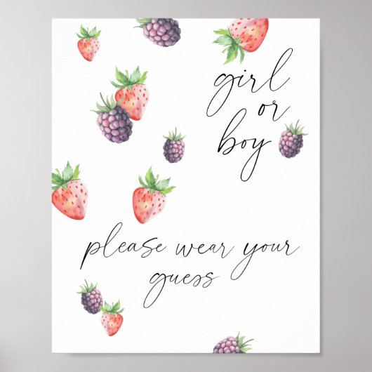 Meisje of jongen draag u alstublieft uw raad poster (Voorkant)