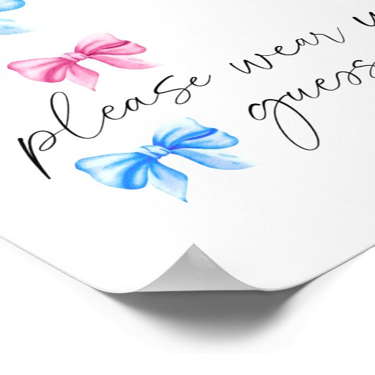 Meisje of jongen draag u alstublieft uw raad poster (Hoek)