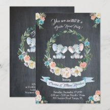 Meisje of jongen geslacht onthullen olifant, schoo