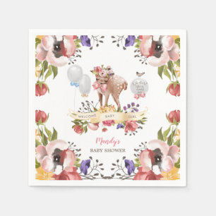 Meisje Oh Deer Baby shower Servet